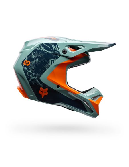 Casque cross Fox 2026 V1 Image - Bleu Arctique