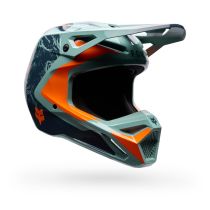 Casque cross Fox 2026 V1 Image - Bleu Arctique 2