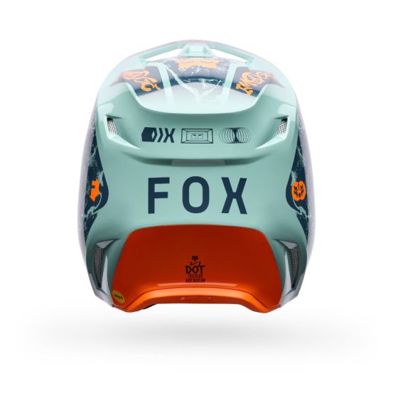 Casque cross Fox 2026 V1 Image - Bleu Arctique