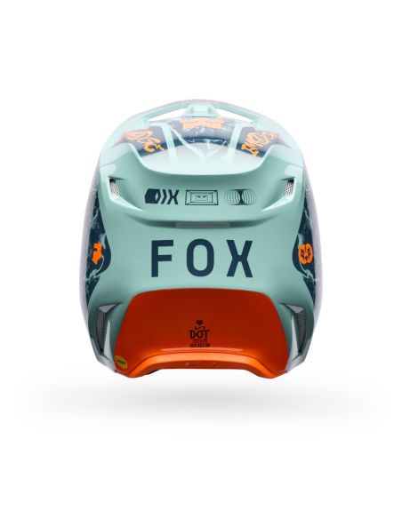 Casque cross Fox 2026 V1 Image - Bleu Arctique