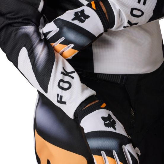 Maillot cross Fox 2026 180 Noble - Noir Blanc