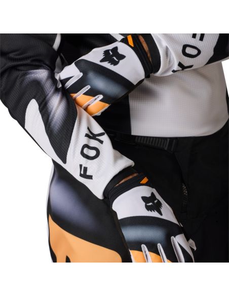 Maillot cross Fox 2026 180 Noble - Noir Blanc