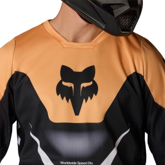 Maillot cross Fox 2026 180 Noble - Noir Blanc
