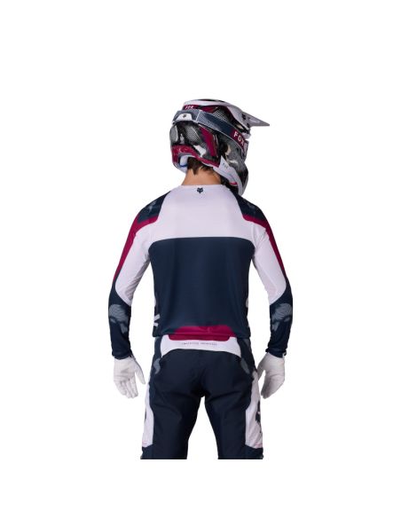Maillot cross Fox 2026 Flexair Tactile - Blanc
