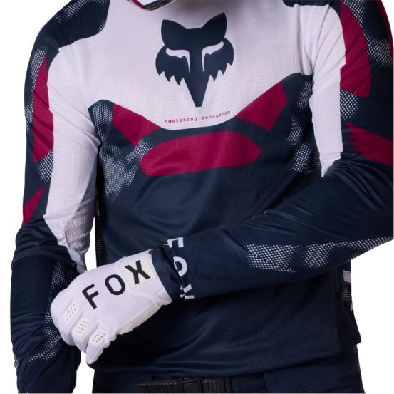 Maillot cross Fox 2026 Flexair Tactile - Blanc