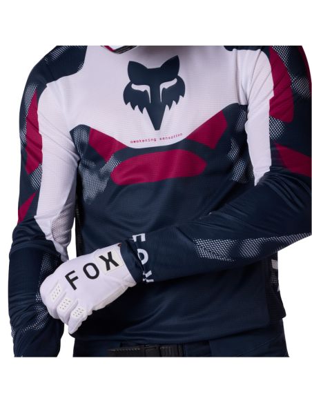 Maillot cross Fox 2026 Flexair Tactile - Blanc