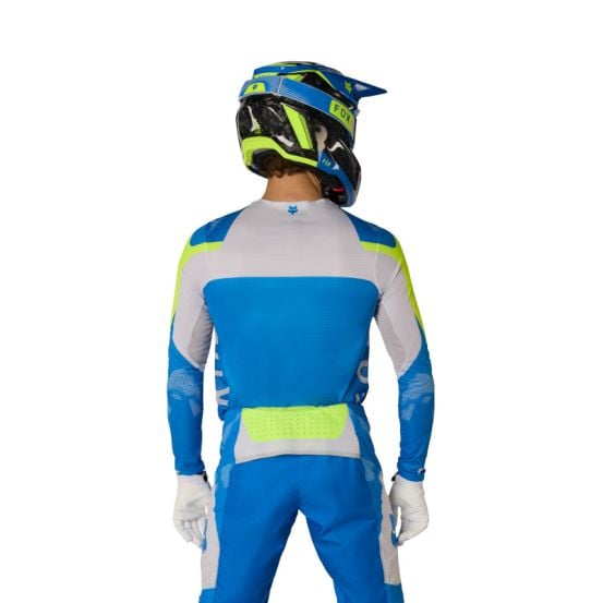 Maillot cross Fox 2026 Flexair Tactile - Joyau Bleu