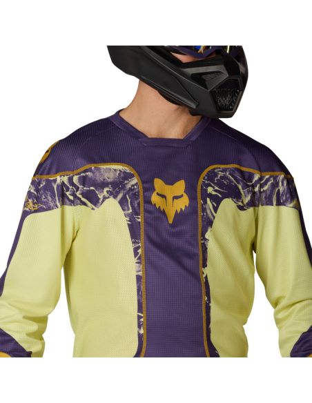 Maillot cross Fox 2026 180 Image - Jaune Poire