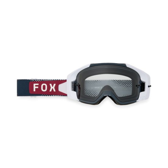 Masque cross Fox 2026 Vue Tactile - Blanc Noir