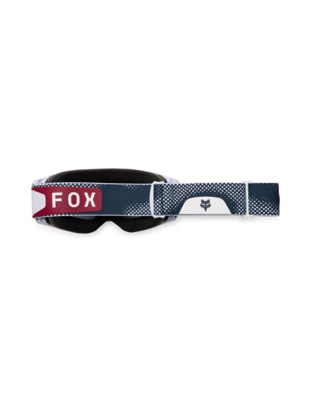 Masque cross Fox 2026 Vue Tactile - Blanc Noir