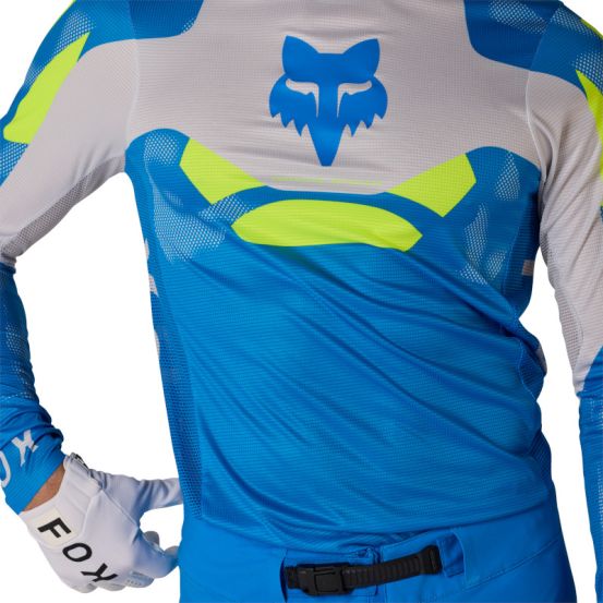Maillot cross Fox 2026 Flexair Tactile - Joyau Bleu