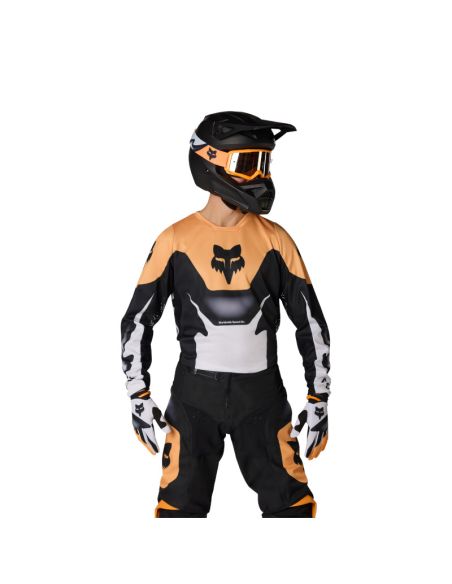 Maillot cross Fox 2026 180 Noble - Noir Blanc