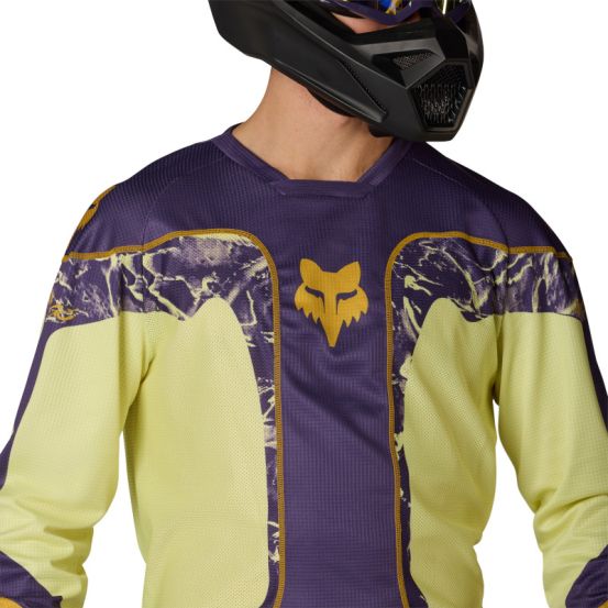 Maillot cross Fox 2026 180 Image - Jaune Poire