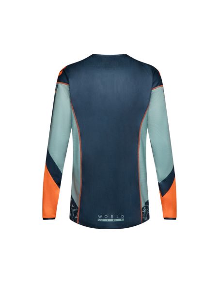 Maillot cross Fox 2026 180 Image - Bleu Arctique