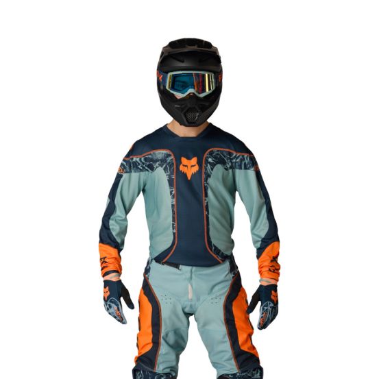Maillot cross Fox 2026 180 Image - Bleu Arctique