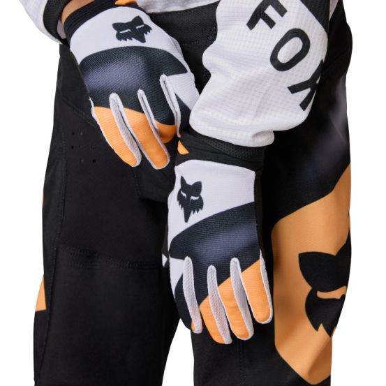 Maillot cross enfant Fox 2026 180 Noble - Noir Blanc
