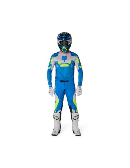 Tenue cross Fox 2026 Flexair Tactile - Joyau Bleu