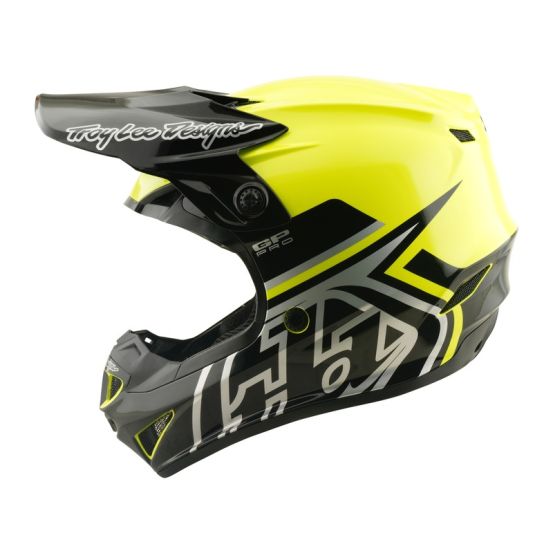 Casque cross enfant Troy Lee Designs 2026 GP Pro Segment - Jaune fluo