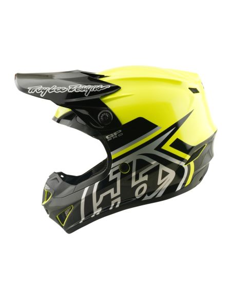 Casque cross enfant Troy Lee Designs 2026 GP Pro Segment - Jaune fluo