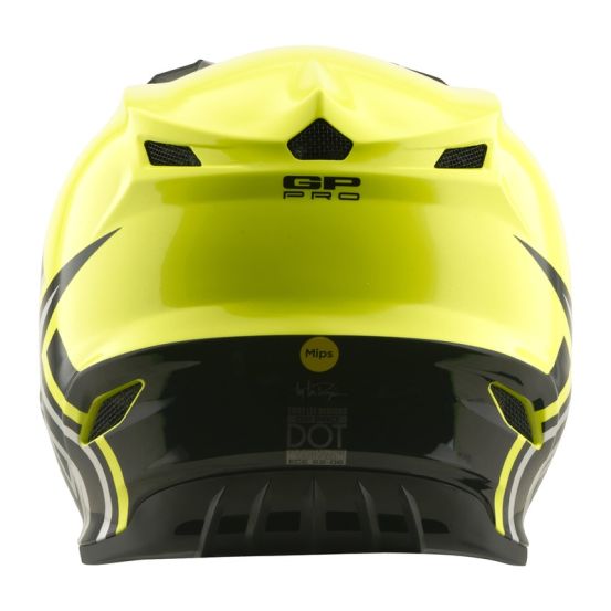 Casque cross enfant Troy Lee Designs 2026 GP Pro Segment - Jaune fluo