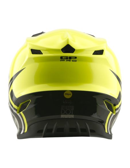 Casque cross enfant Troy Lee Designs 2026 GP Pro Segment - Jaune fluo
