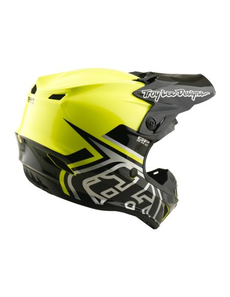 Casque cross enfant Troy Lee Designs 2026 GP Pro Segment - Jaune fluo
