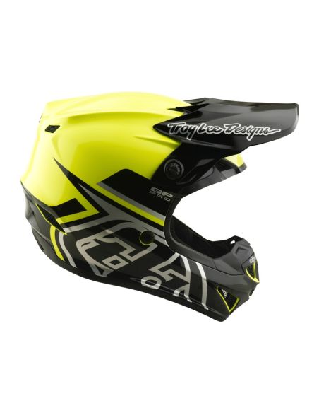 Casque cross enfant Troy Lee Designs 2026 GP Pro Segment - Jaune fluo
