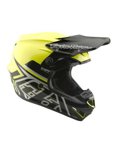 Casque cross enfant Troy Lee Designs 2026 GP Pro Segment - Jaune fluo