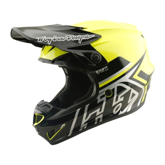 Casque cross enfant Troy Lee Designs 2026 GP Pro Segment - Jaune fluo