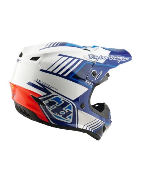 Casque cross Troy Lee Designs 2026 GP Pro Segment - Bleu