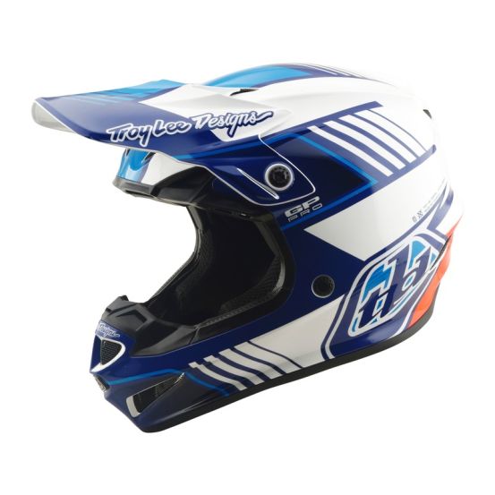 Casque cross Troy Lee Designs 2026 GP Pro Segment - Bleu