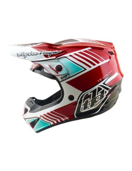 Casque cross Troy Lee Designs 2026 GP Pro Segment - Rouge