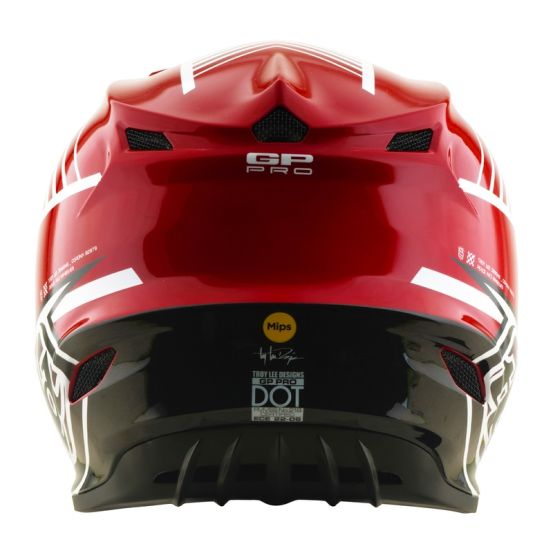Casque cross Troy Lee Designs 2026 GP Pro Segment - Rouge