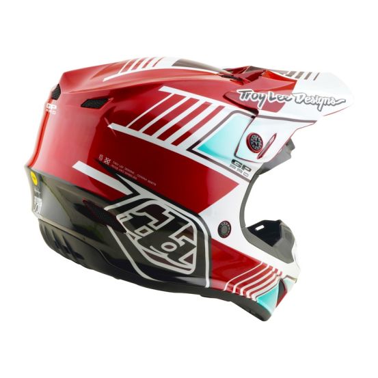 Casque cross Troy Lee Designs 2026 GP Pro Segment - Rouge