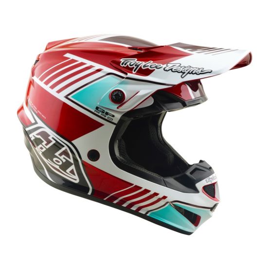Casque cross Troy Lee Designs 2026 GP Pro Segment - Rouge