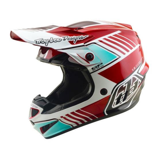 Casque cross Troy Lee Designs 2026 GP Pro Segment - Rouge