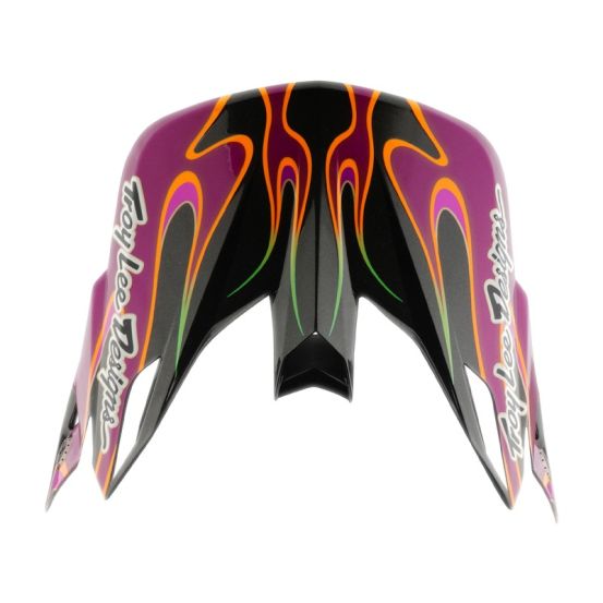 Casque cross Troy Lee Designs 2026 SE5 Carbon Torched - Noir Violet