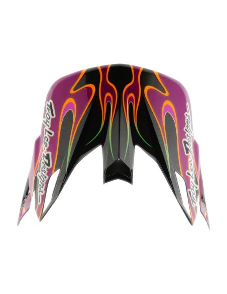 Casque cross Troy Lee Designs 2026 SE5 Carbon Torched - Noir Violet