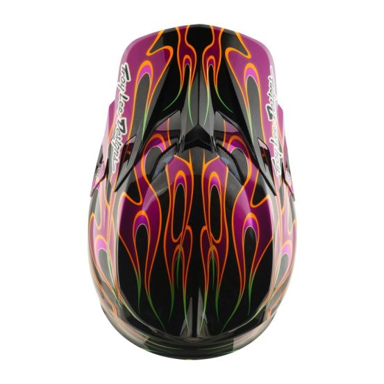 Casque cross Troy Lee Designs 2026 SE5 Carbon Torched - Noir Violet