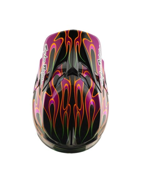 Casque cross Troy Lee Designs 2026 SE5 Carbon Torched - Noir Violet