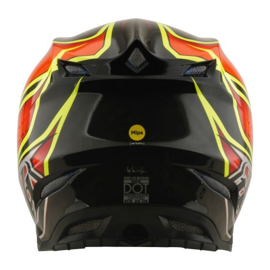 Casque cross Troy Lee Designs 2026 SE5 Carbon Wings - Rouge