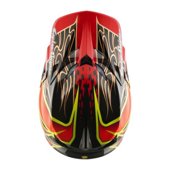 Casque cross Troy Lee Designs 2026 SE5 Carbon Wings - Rouge