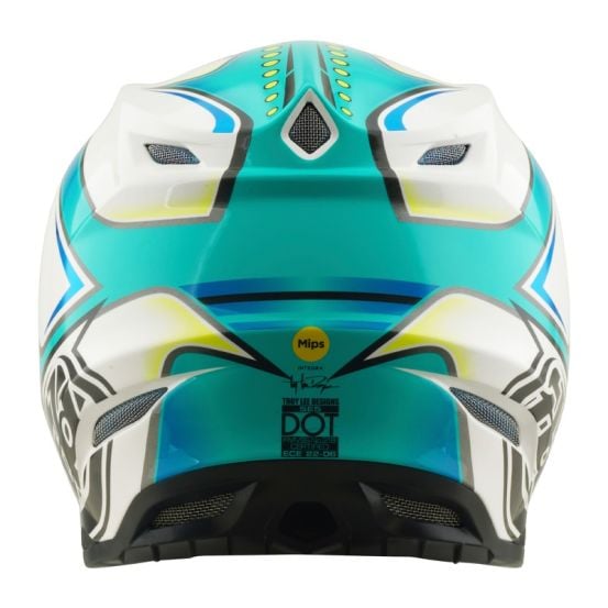 Casque cross Troy Lee Designs 2026 SE5 Composite Crest - Turquoise