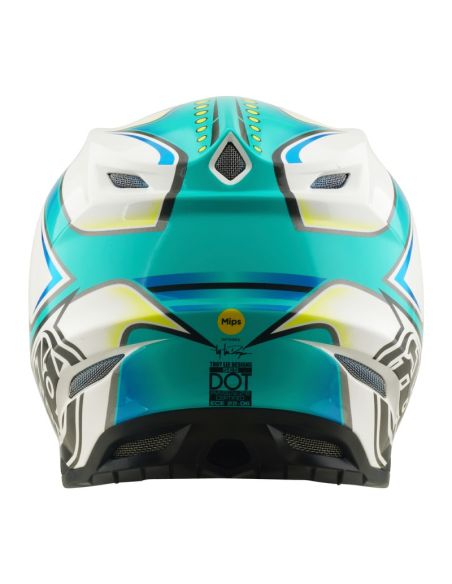 Casque cross Troy Lee Designs 2026 SE5 Composite Crest - Turquoise