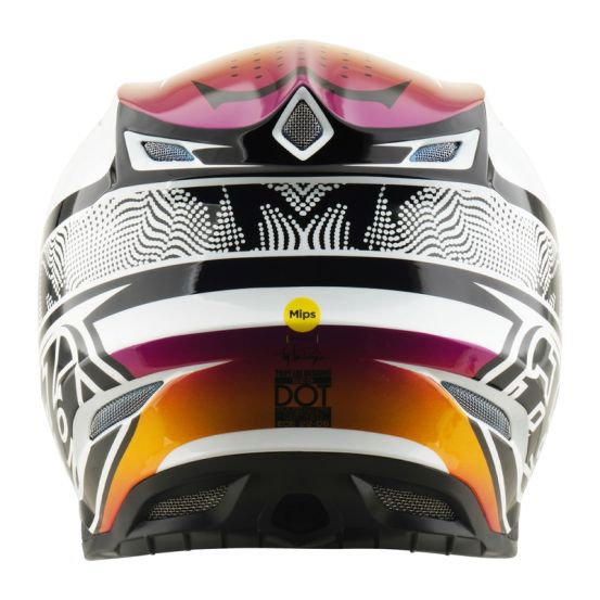 Casque cross Troy Lee Designs 2026 SE5 Composite Lined Up - Noir