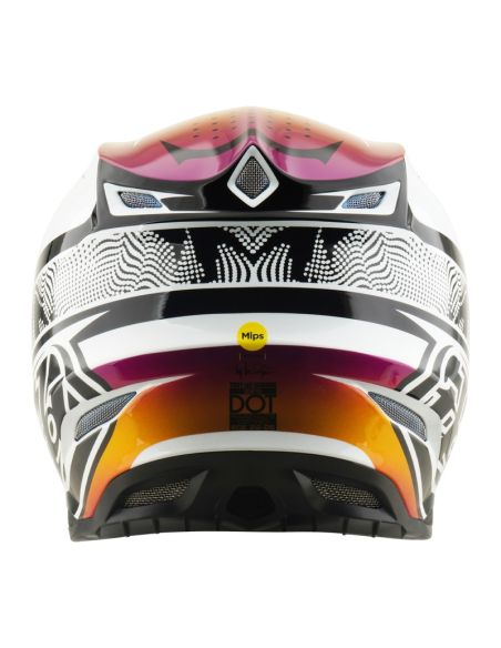 Casque cross Troy Lee Designs 2026 SE5 Composite Lined Up - Noir
