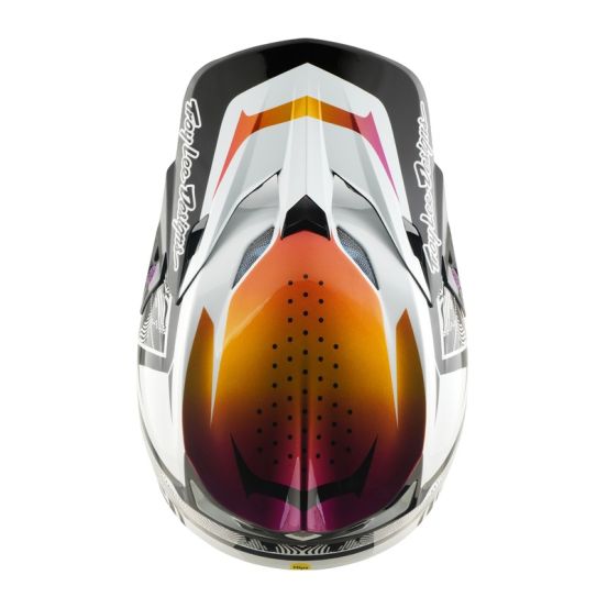 Casque cross Troy Lee Designs 2026 SE5 Composite Lined Up - Noir