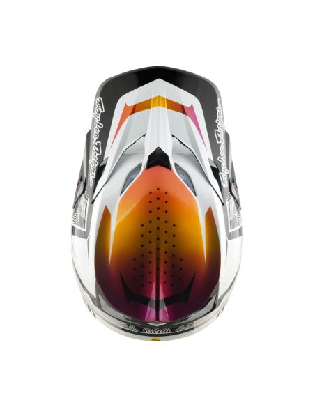 Casque cross Troy Lee Designs 2026 SE5 Composite Lined Up - Noir