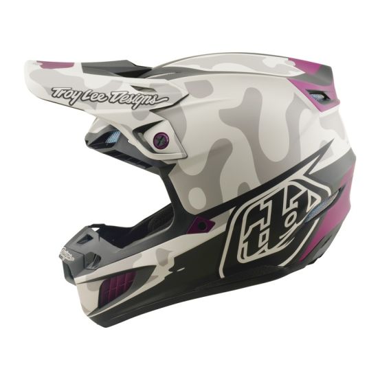 Casque cross Troy Lee Designs 2026 SE5 Composite Myth - Gris