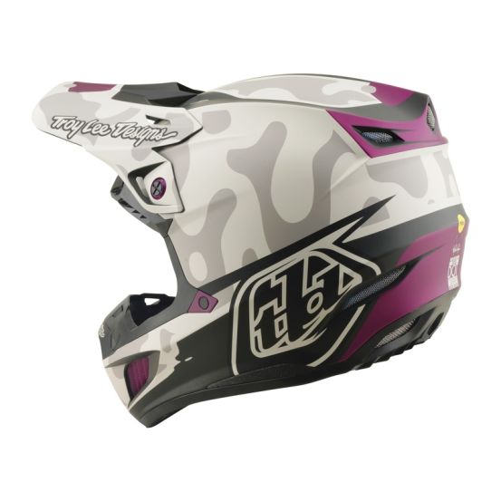 Casque cross Troy Lee Designs 2026 SE5 Composite Myth - Gris